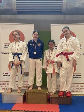 Polona Bajc 1. mesto in Živa Kristan 2. mesto